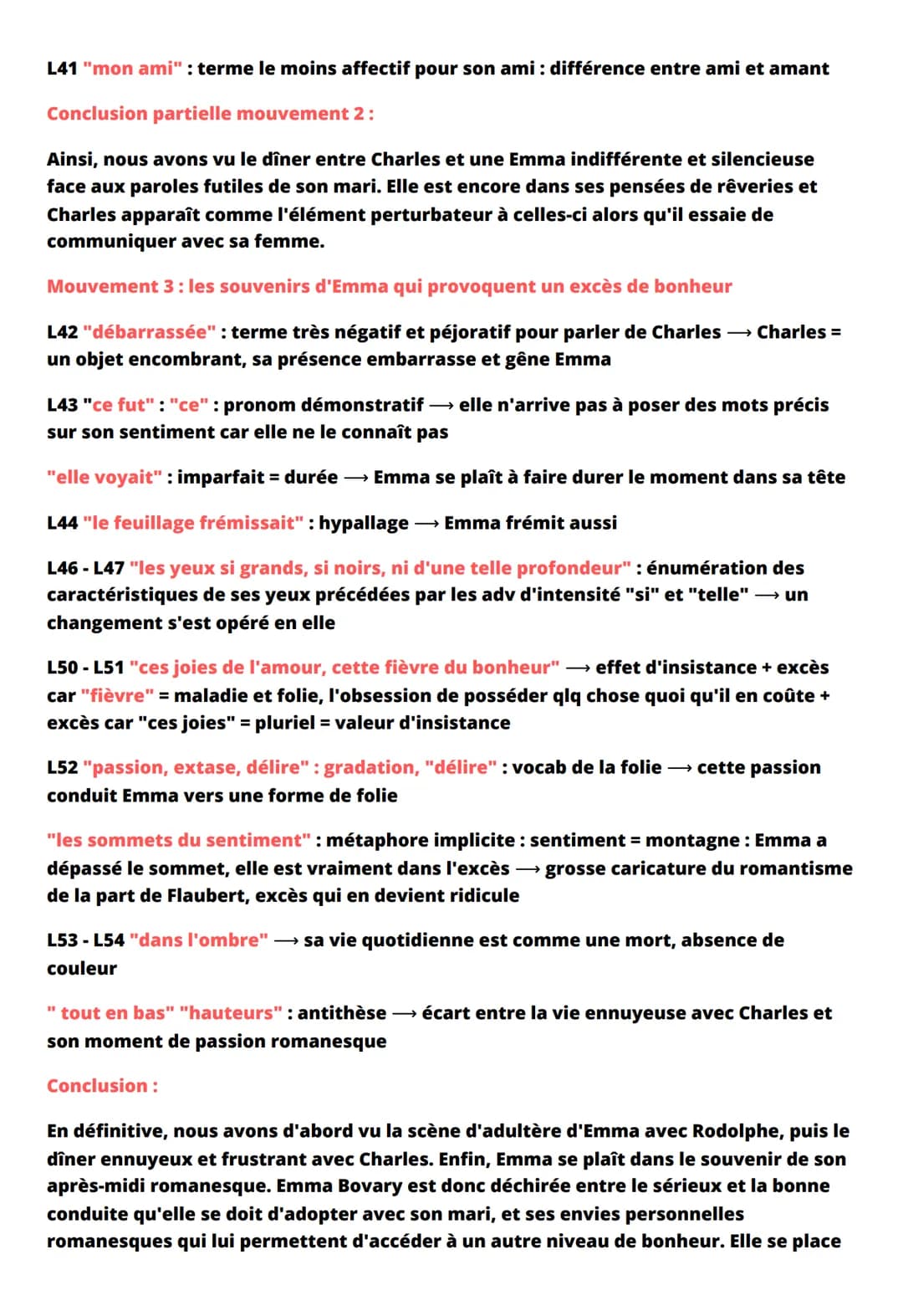 FICHE DE RÉVISION - MADAME BOVARY -
PARTIE 2, CHAPITRE 9 - GUSTAVE FLAUBERT,
1857
Introduction :
Madame Bovary est un roman crée par l'écriv