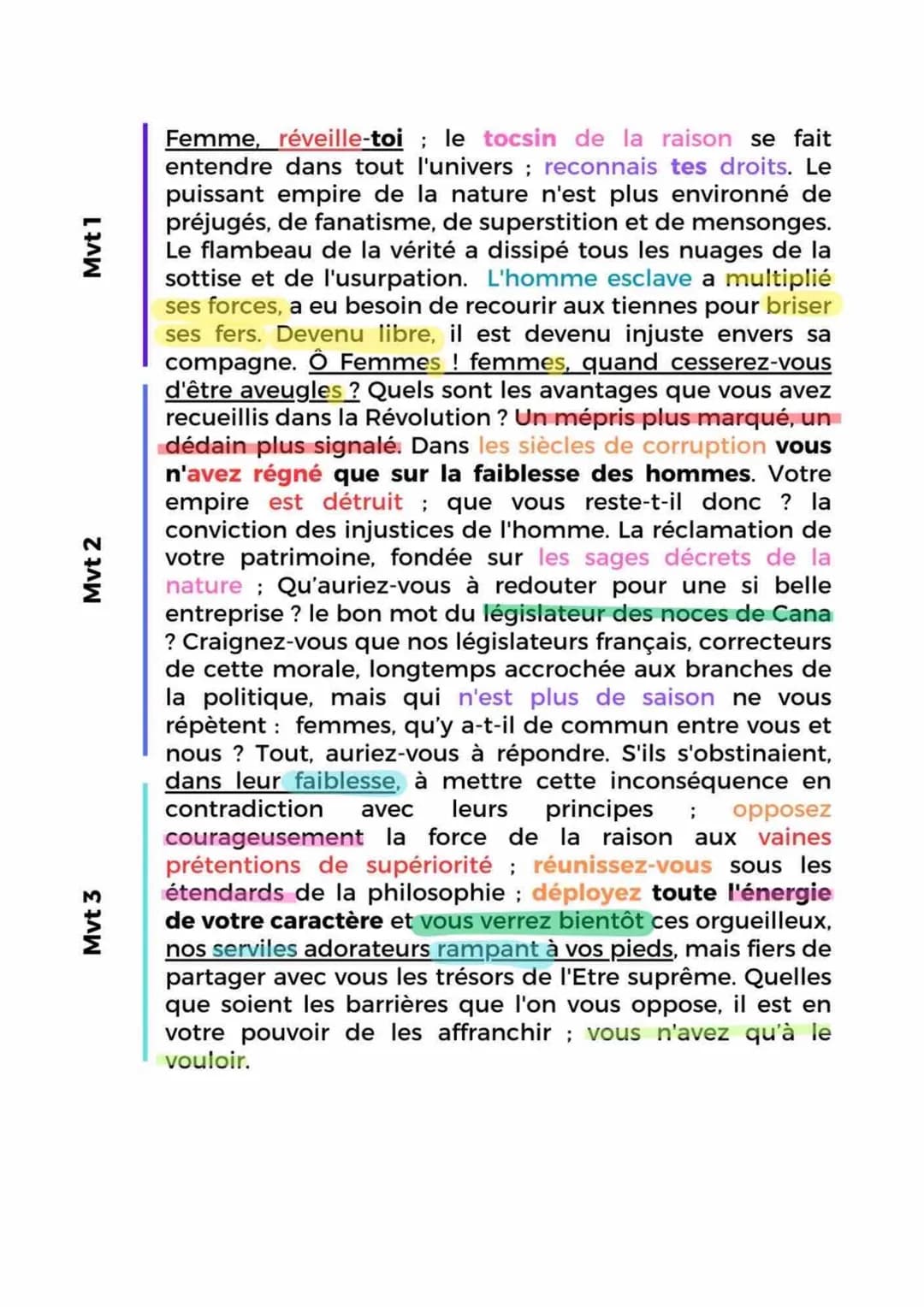 LA LITTÉRATURE D'IDÉES DU XVIEME AU XVIIIEME SIECLE
POSTAMBULE
ECRIRE ET COMBATTRE POUR L'ÉGALITÉ INTRODUCTION
La Révolution Française (RF) 