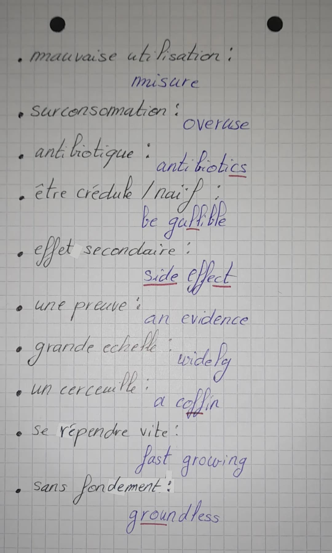 
<h2 id="lesarticlespourlascurit">Les articles pour la sécurité</h2>
<ul>
<li>Un évier</li>
<li>Des lunettes de sécurité</li>
<li>Une pince 