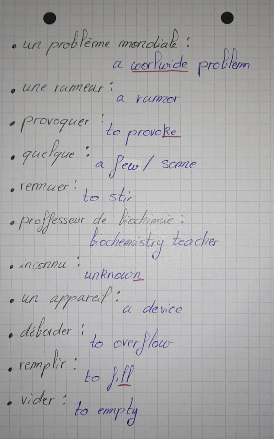 
<h2 id="lesarticlespourlascurit">Les articles pour la sécurité</h2>
<ul>
<li>Un évier</li>
<li>Des lunettes de sécurité</li>
<li>Une pince 