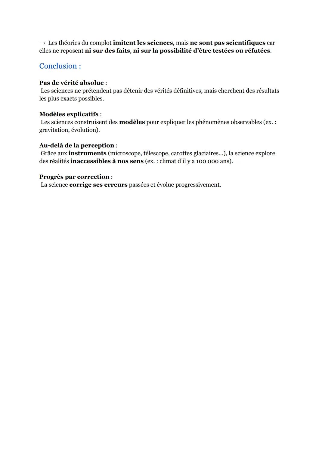 (12/17)
La science:
(Séquence 4 Partie 3)
Introduction:
➤ La science est un ensemble de connaissances fondées sur des faits et des lois
obje