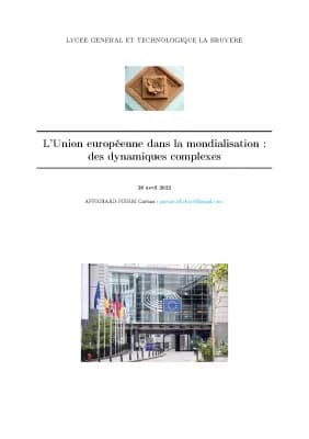 Know L’Union européenne dans la mondialisation : des dynamiques complexes thumbnail