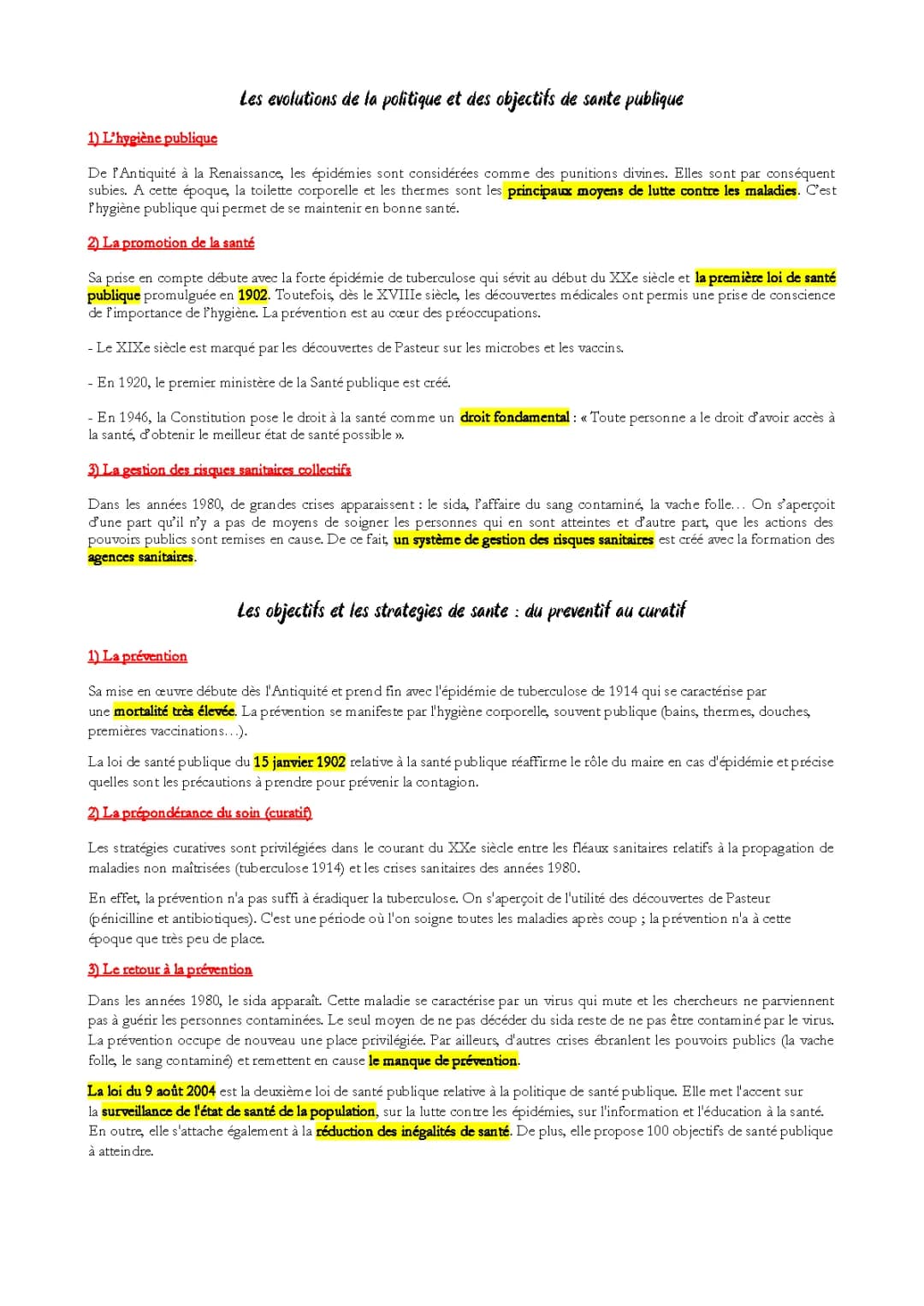 Découvre l'Histoire de la Santé Publique et la Politique ST2S en France!