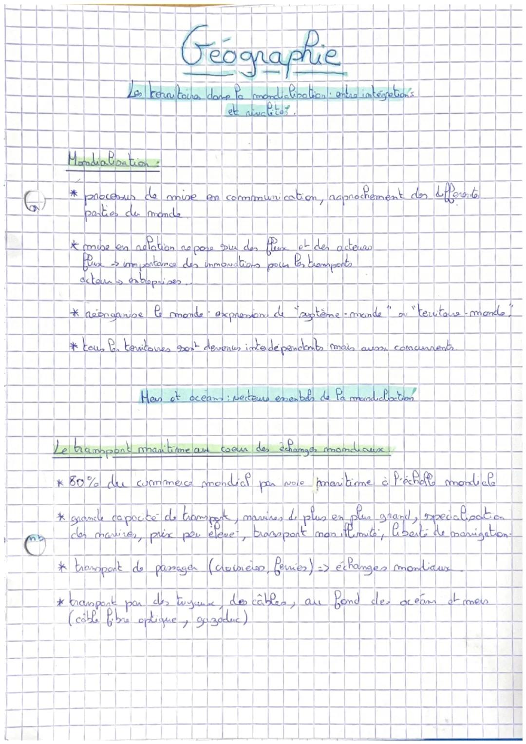 # Geographie

Les konsultora domo la mondialisation antio integration's

Mondialisation

* processus de mise en communication, approchement 