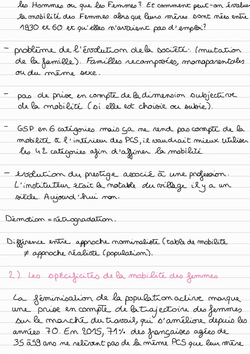 Dossier 5:
Quels sont les caractéristiques.
contemporaines et les facteurs de la mobilité
sociale?
Socio
Au cours d'une vie et par rapport a