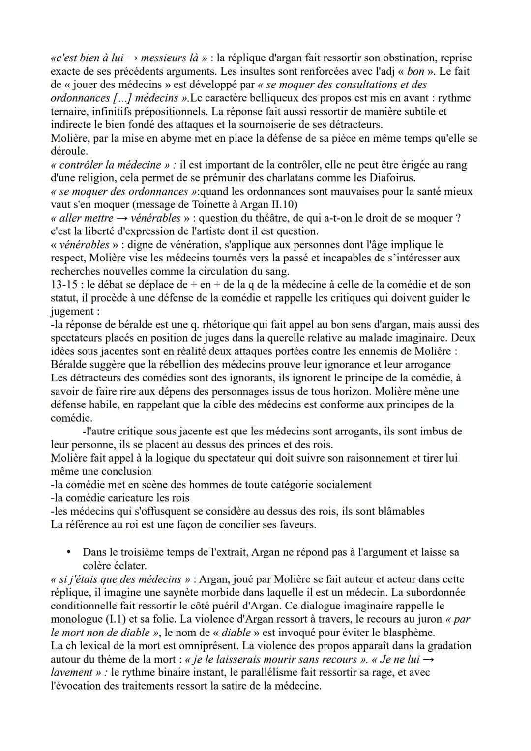 Analyse linéaire nº 14 – le malade imaginaire Béralde et Argan
Jean Baptiste Poquelin, dit Molière est un homme de théâtre du XVIIè siècle e