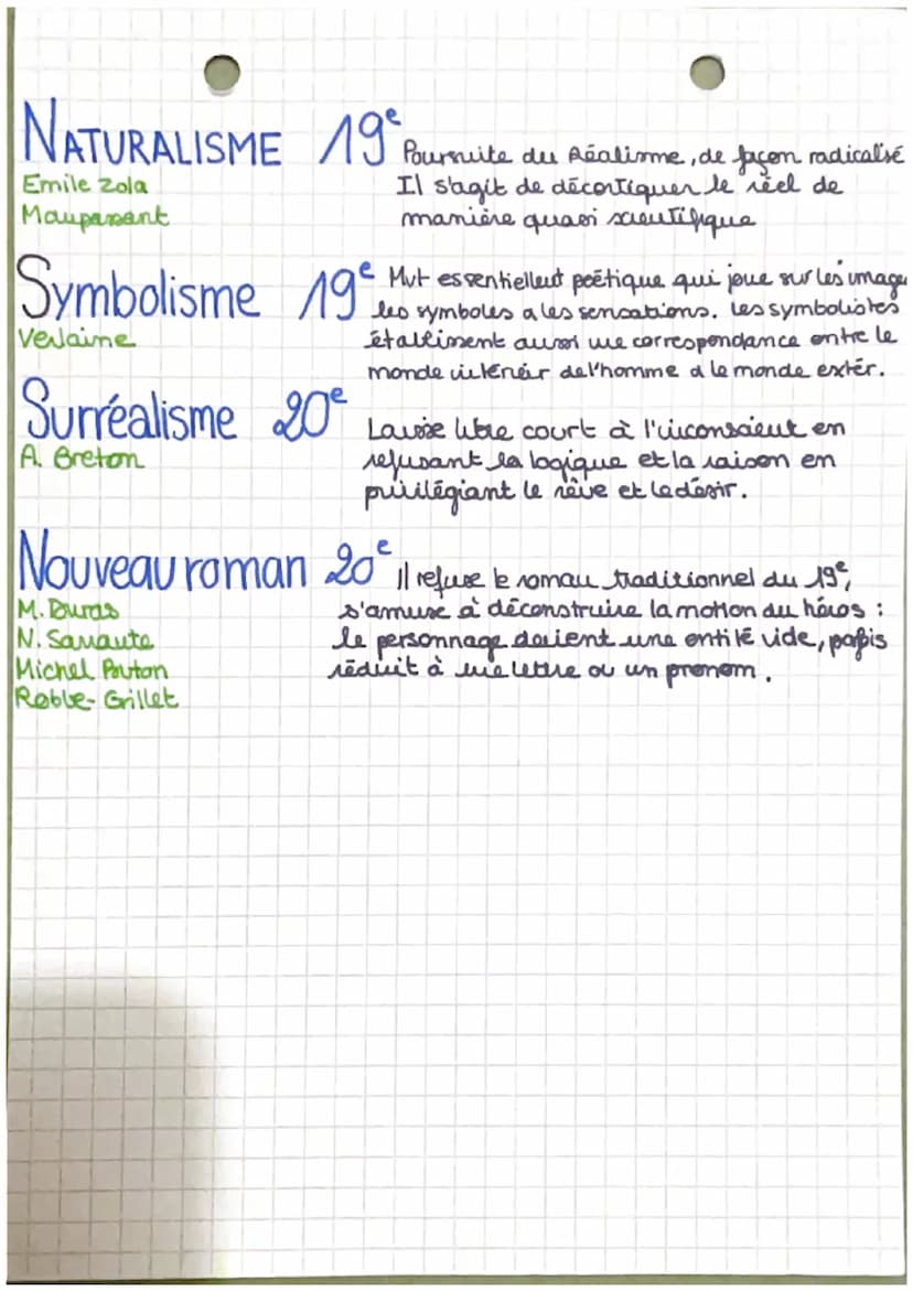 e morivements 1
Humanisme 16 e Mvt italien du 15's qui arrie en FR
au 16. Il se détache des croyances du
MA par une foi nouvelle en l'Homme 