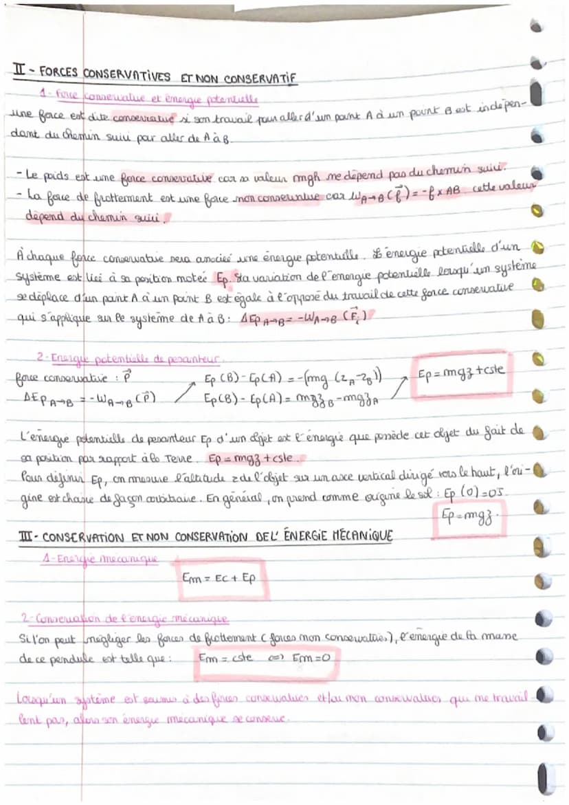 Chapitre 14: Aspects énergétiques de s
phenomènes mécaniques.
I-ENERGIE CINETIQUE ET TRAVAIL D'UNE FORCE
1- Energie cinétique
un sclide en m