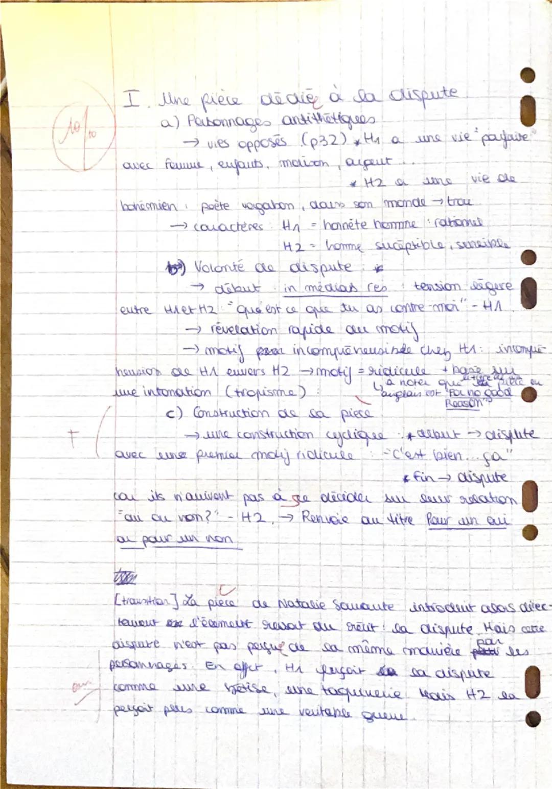 i
Plan detaillق
B
En 1975, Nathalie Sauaute dit : "L est vrai que ces
pieces ne contiennent aucune action extérieure L est vrai que
le langa