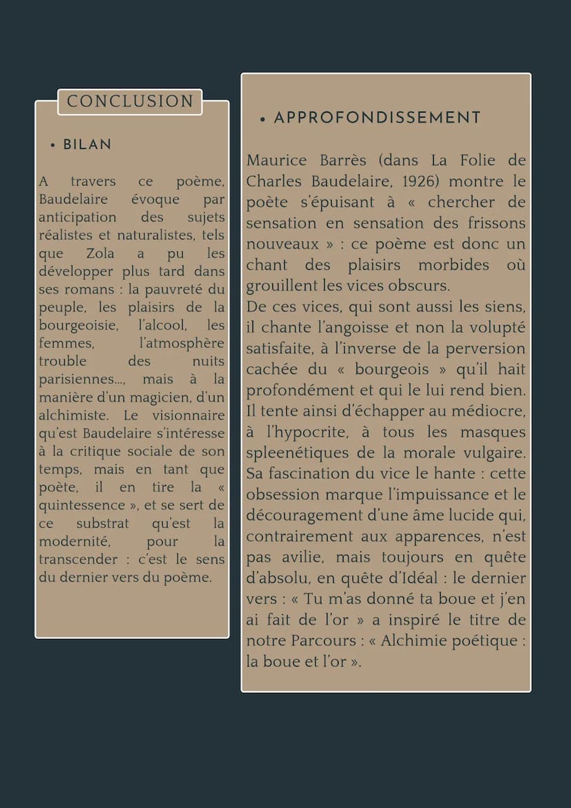 aux
LES FLEURS DU MAL
CHARLES BAUDELAIRE
A PARIS
• AMORCE
BAUDELAIRE est un auteur atypique du
XIXème siècle dont l'influence sur l'art en
g