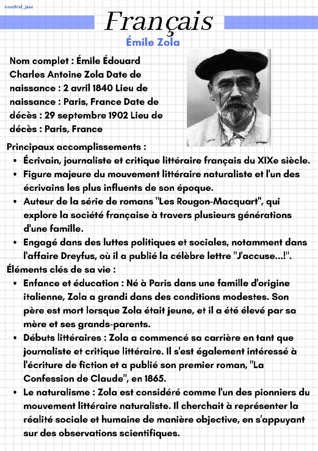 Émile Zola : Biographie et Impact Littéraire