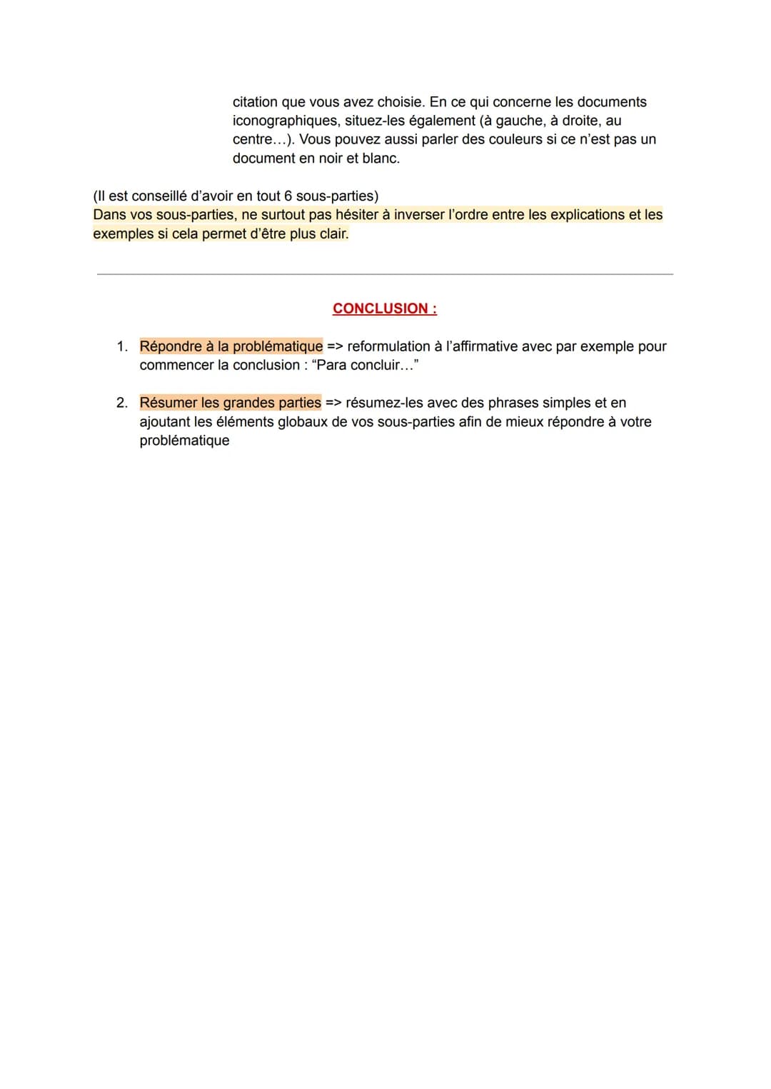 Méthodologie : ORAL DNL-Section Euro Espagnol
TEMPS PENDANT L'ÉPREUVE :
→ 20 minutes de préparation => se contenter d'un brouillon simple cl
