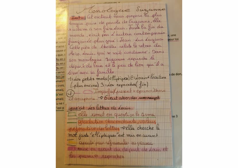 des
Petits
mots
$ Louis
d'écriture
Parfois, tu nous envoyais des lettres,
parfois tu nous envoies des lettres,
ce ne sont pas des lettres, q