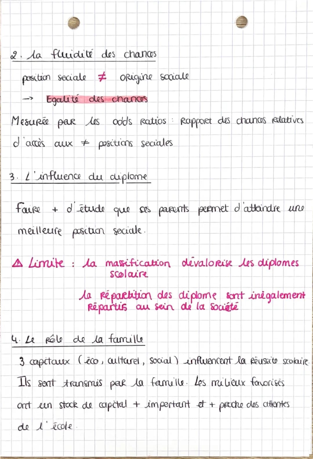 • SES
Л
Chapitre 3 Seco
La mobilité sociale
*3 formes
mobilité géographique
mobilité intrago ne Rationnelle
(professionnelle)
mobilité - int