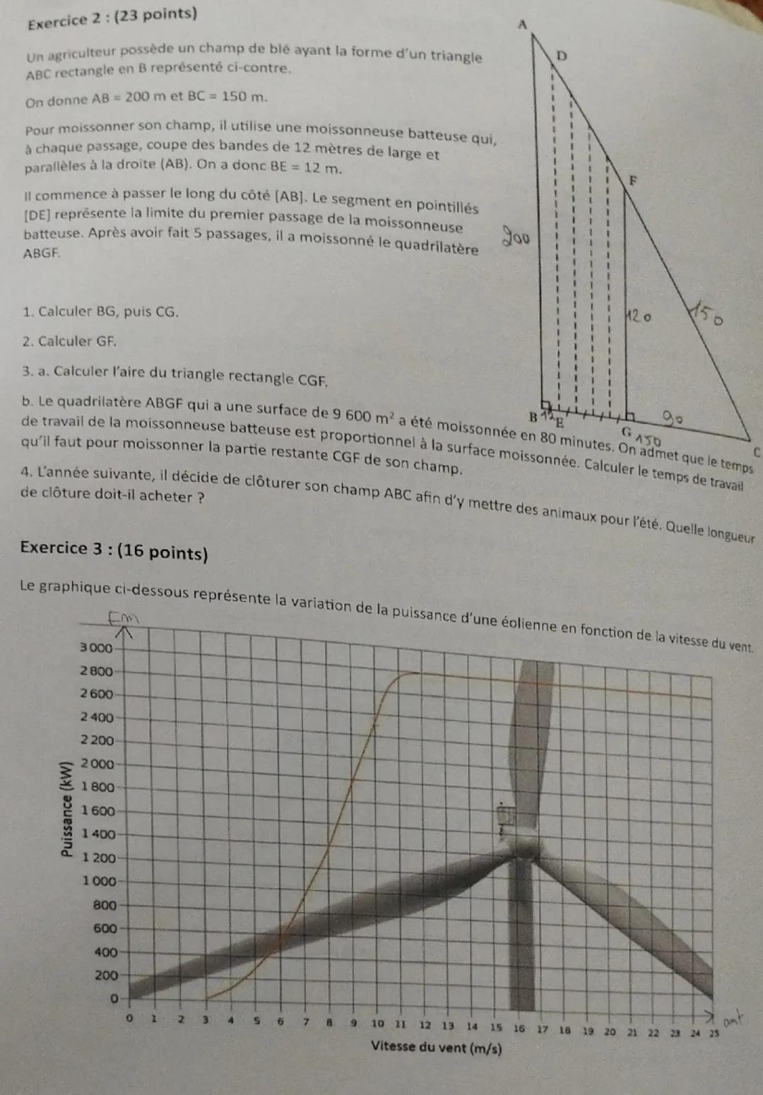 --- OCR Start ---
camin
et Blanc n°1
Janvier 2025
Épreuve de Mathématiques
Le sujet est constitué de cing exercices indépendants. Le condida