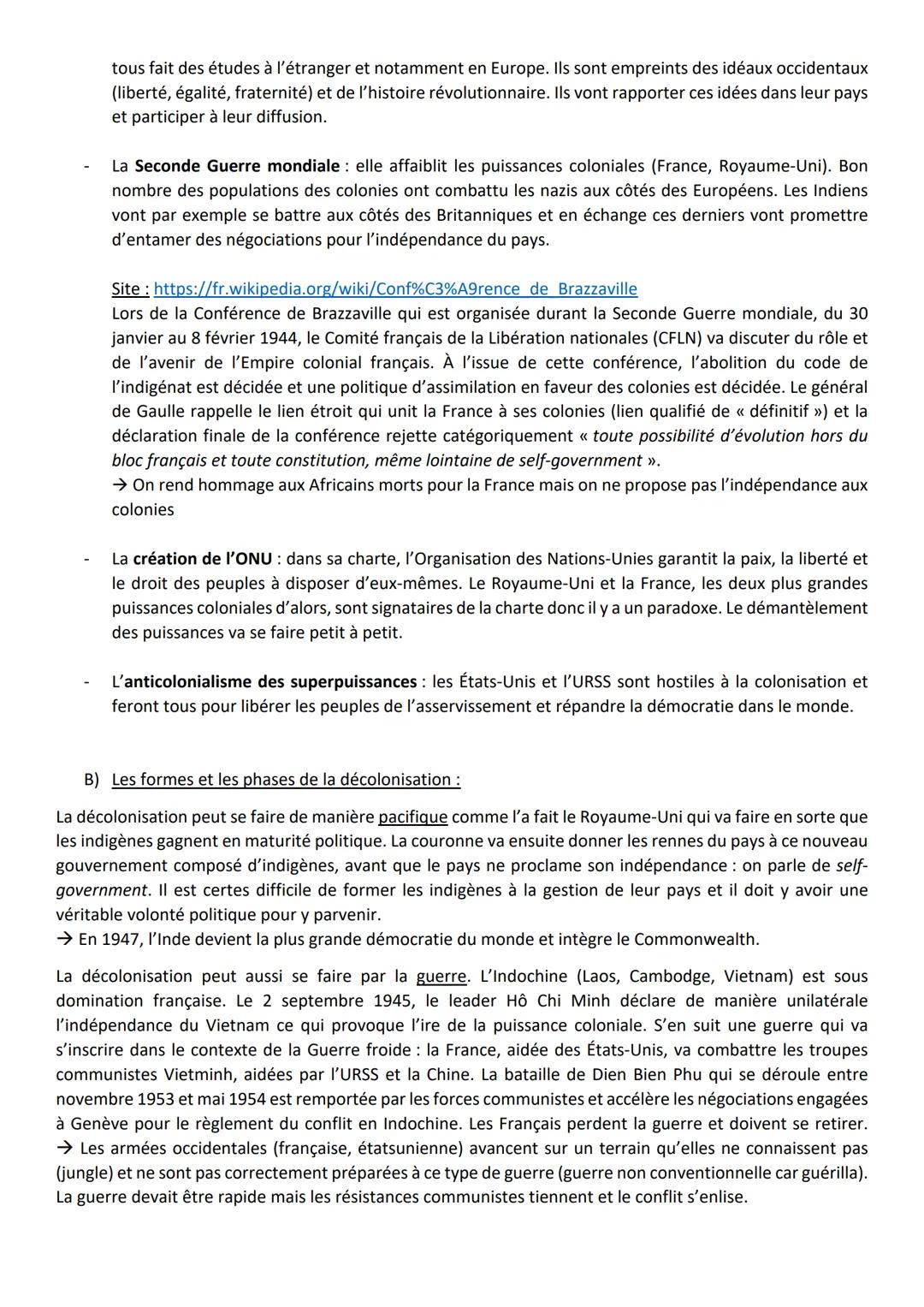 THÈME 2: LA MULTIPLICATION DES ACTEURS INTERNATIONAUX DANS UN MONDE BIPOLAIRE (1945-1970)
COURS 1: La fin de la Seconde Guerre mondiale et l