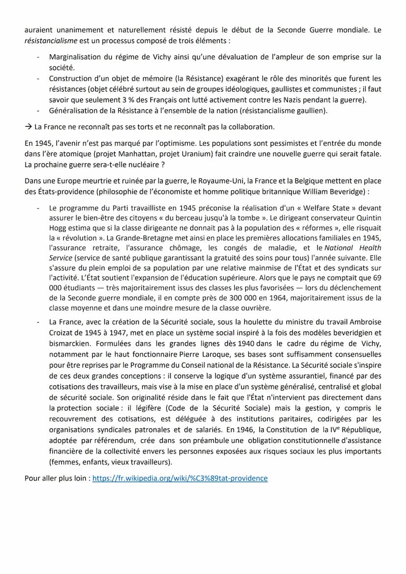 THÈME 2: LA MULTIPLICATION DES ACTEURS INTERNATIONAUX DANS UN MONDE BIPOLAIRE (1945-1970)
COURS 1: La fin de la Seconde Guerre mondiale et l