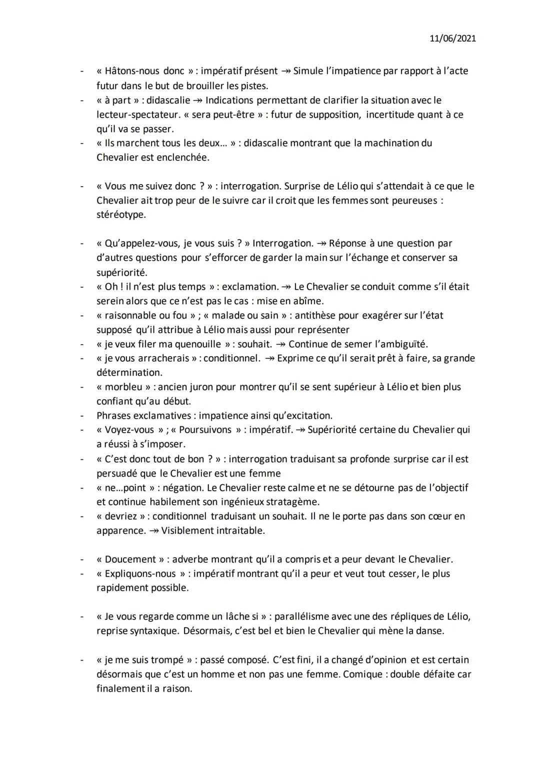 ●
Introduction :
Marivaux s'est illustré au théâtre dans le genre de la comédie. Il s'y livre à une fine
analyse de la nature humaine et du 