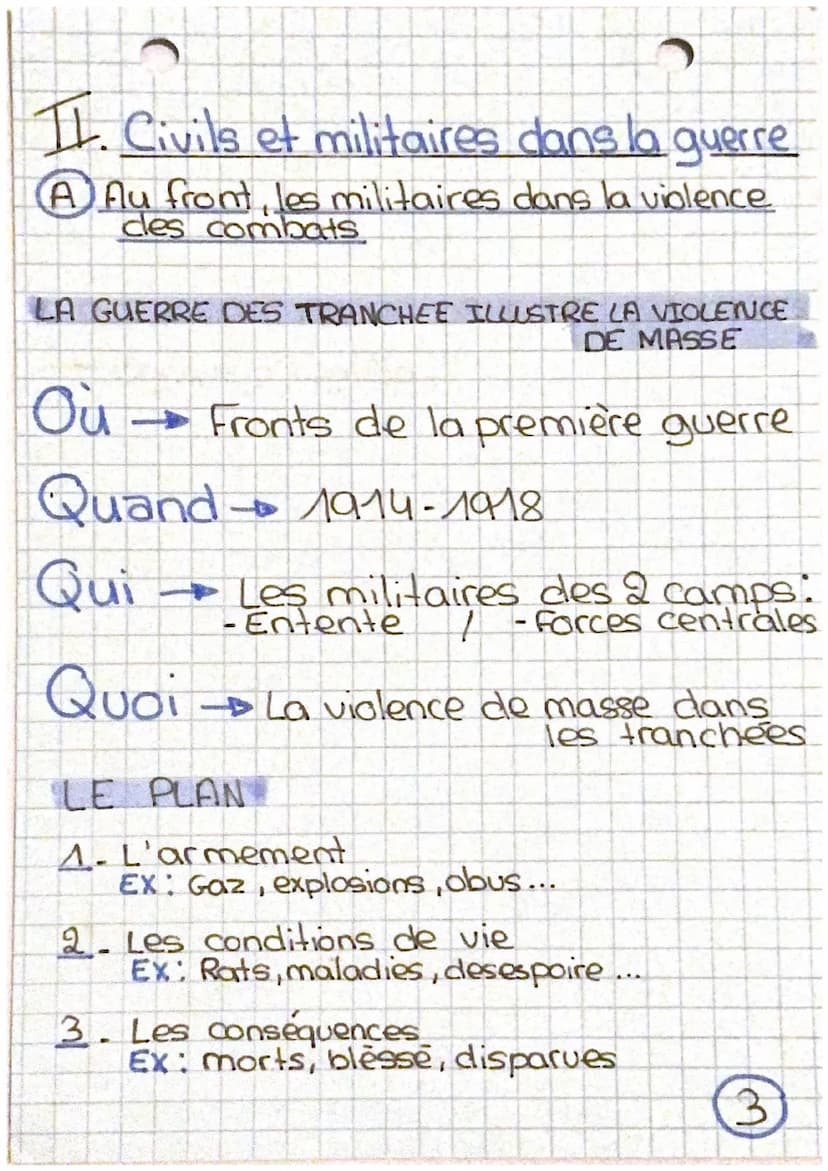 Civils et Militaires dans la
Première Guerre Mondiale
I. 1914-1918 L'Europe au coeur
A Pourquoi ce conflit?
des affrontements
CONTEXTE MONDI