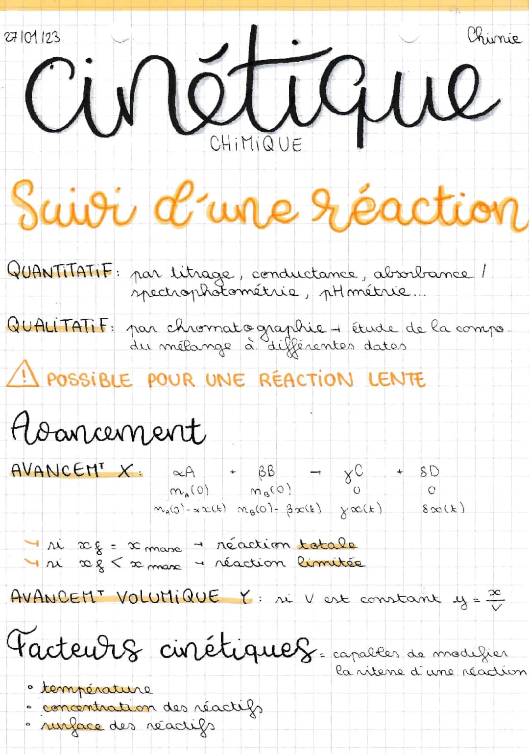 Cinétique chimique