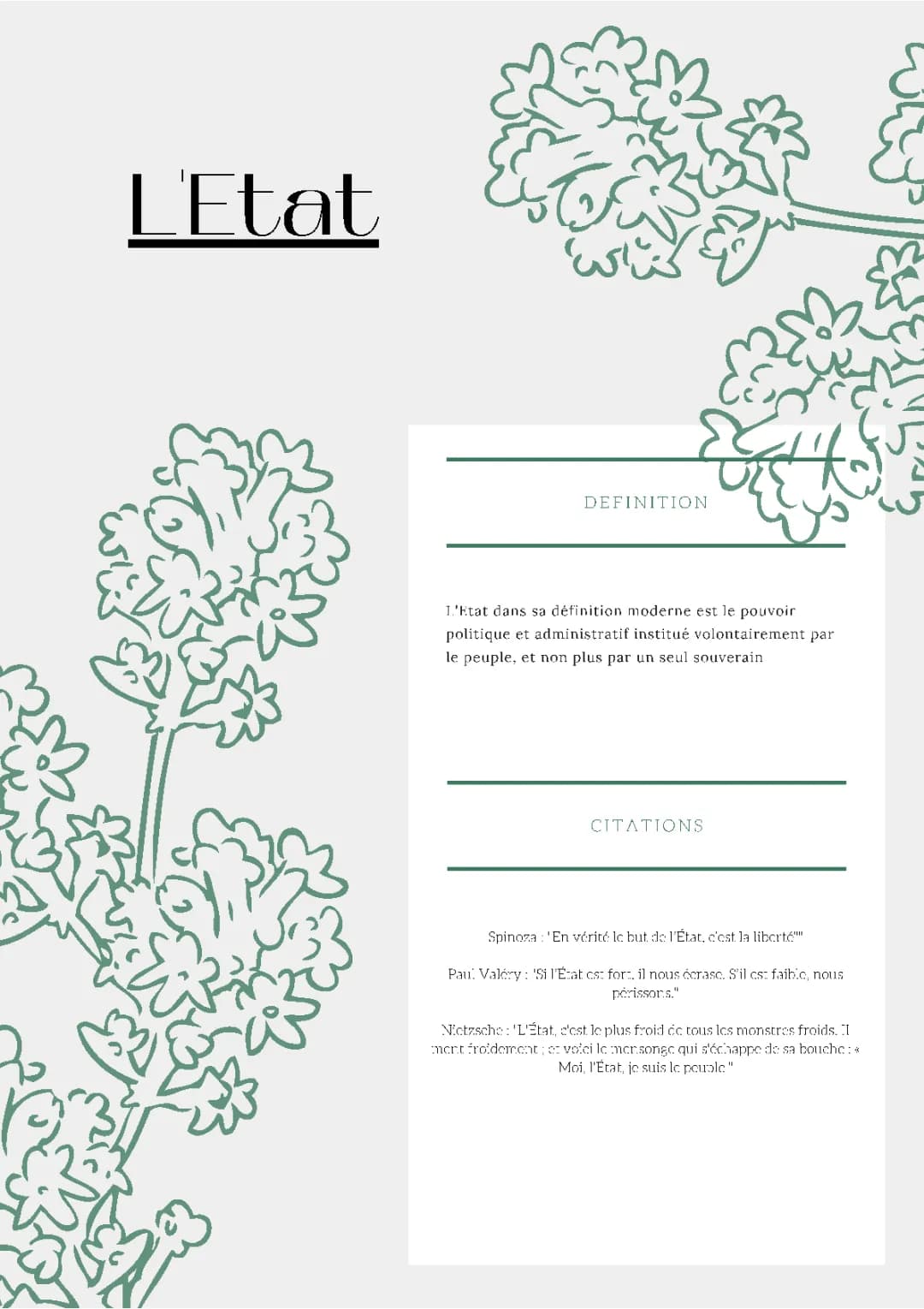 Dissertation sur l'État en Philosophie et Liberté