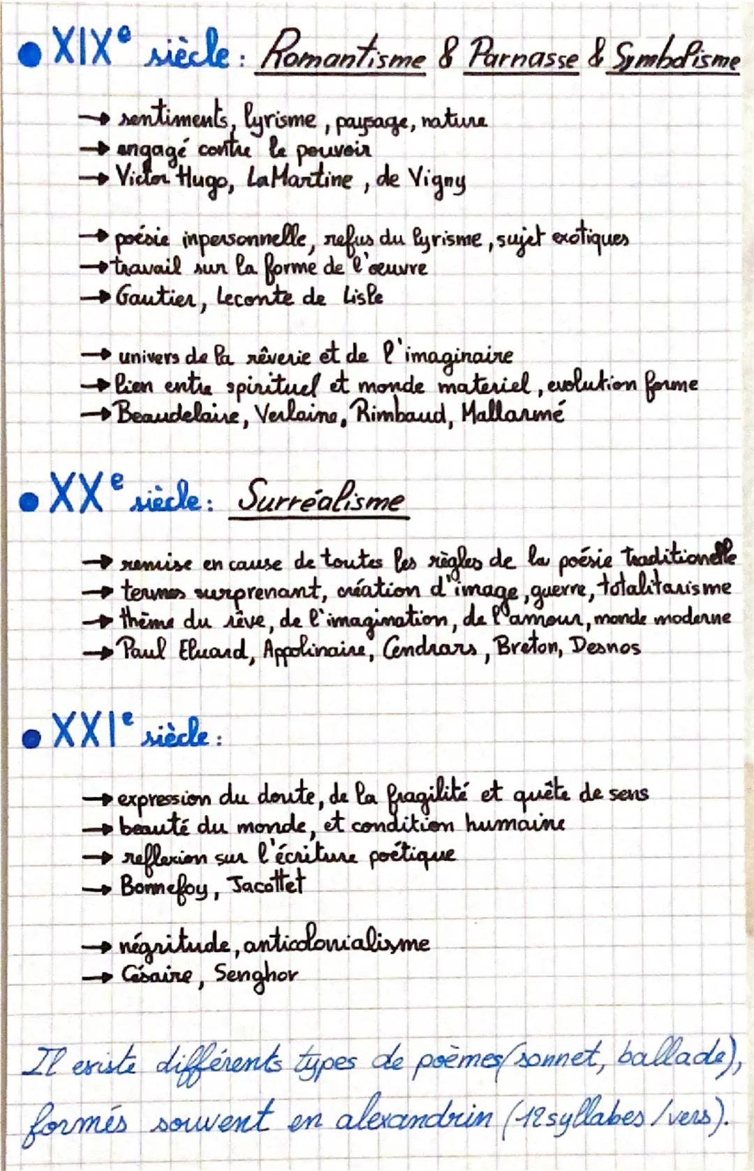 L
aa poésie
XIXe au XXIe XIXe siècle: Romantisme & Parnasse & Symbolisme
sentiments, lyrisme, paysage, nature
→angagé contre le pouvoir
Vict