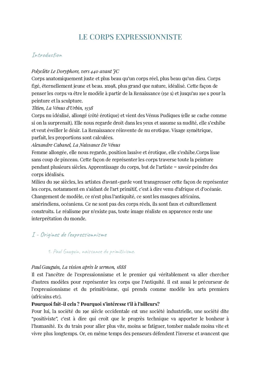 La Représentation du Corps dans l'Art: Découvre Paul Gauguin et l'Art Contemporain