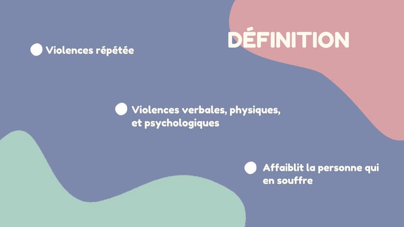 Oral du DNB
Le harcèlement,
en quoi cela peut-il être si
destructeur ? LE HARCÈLEMENT
ORAL DU DNB
I/INTRODUCTION
II/ DÉFINITION
III/ LES 7 T