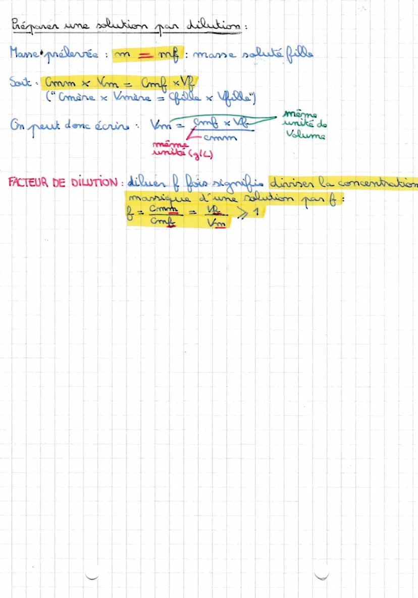 
<p>Une solution aqueuse est un mélange de solvant, en l'occurrence l'eau, et de soluté(s). La dissolution ou préparation d'une solution aqu