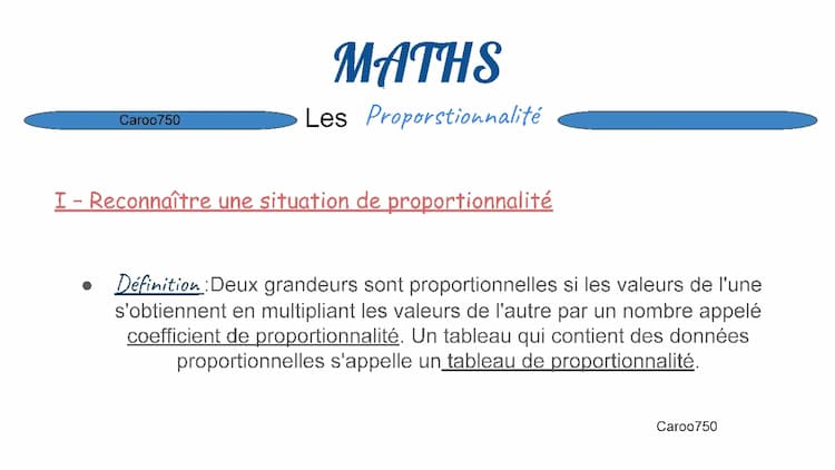 Know les proportionnalité  thumbnail