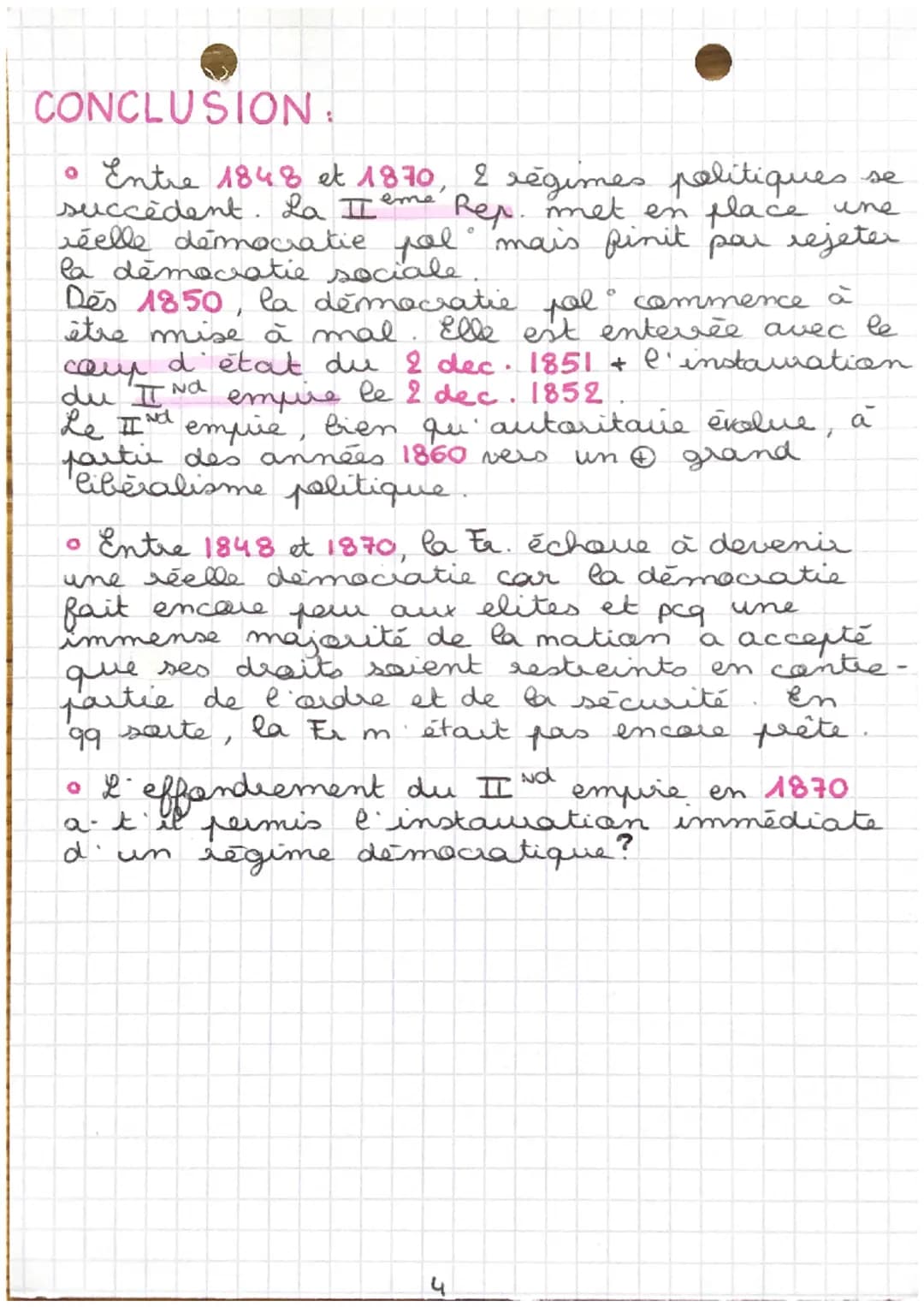 CHAP 3 ->
la difficile entrée dans l'âge
démocratique :
LA DEUXIEME RÉPUBLIQUE & LE 2ND EMPIRE
histoire
éres
10 & 11 dec. 1848, 1
suffrage u