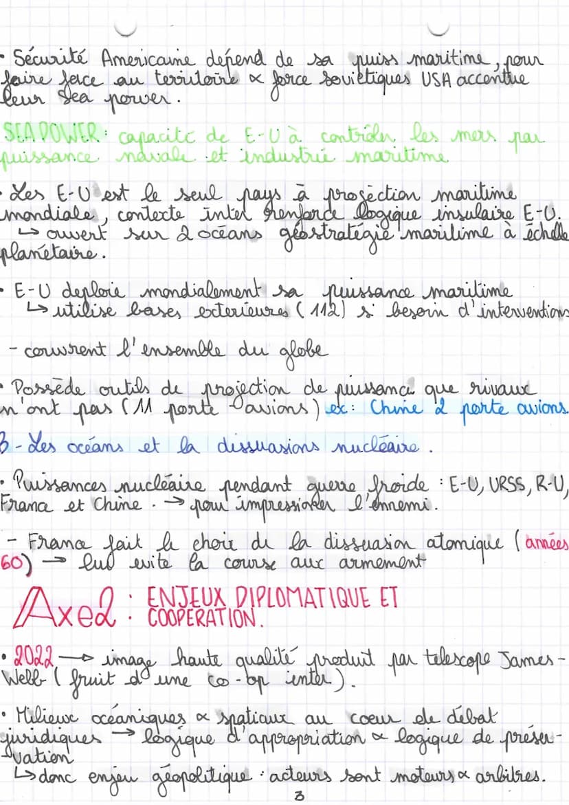 THEME 1: DE NOUVEAUX ESPACES DE
CONQUETES
INTRODUCTION
OCEAN & one
grande stendud d' eau saler ininterrompue
qui encercle les contiments et 