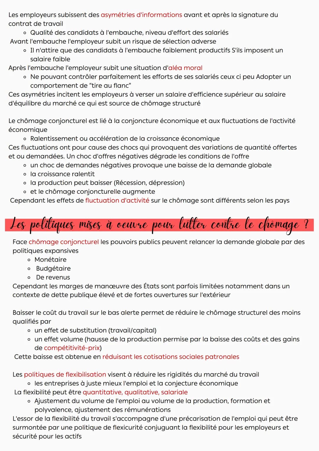 Comment butter contre le chômage?
Le chômage est une situation d'un individu sans emploi qui en recherche un emploi
Définir et mesurer l'emp