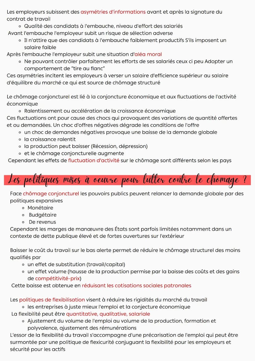 Comment butter contre le chômage?
Le chômage est une situation d'un individu sans emploi qui en recherche un emploi
Définir et mesurer l'emp