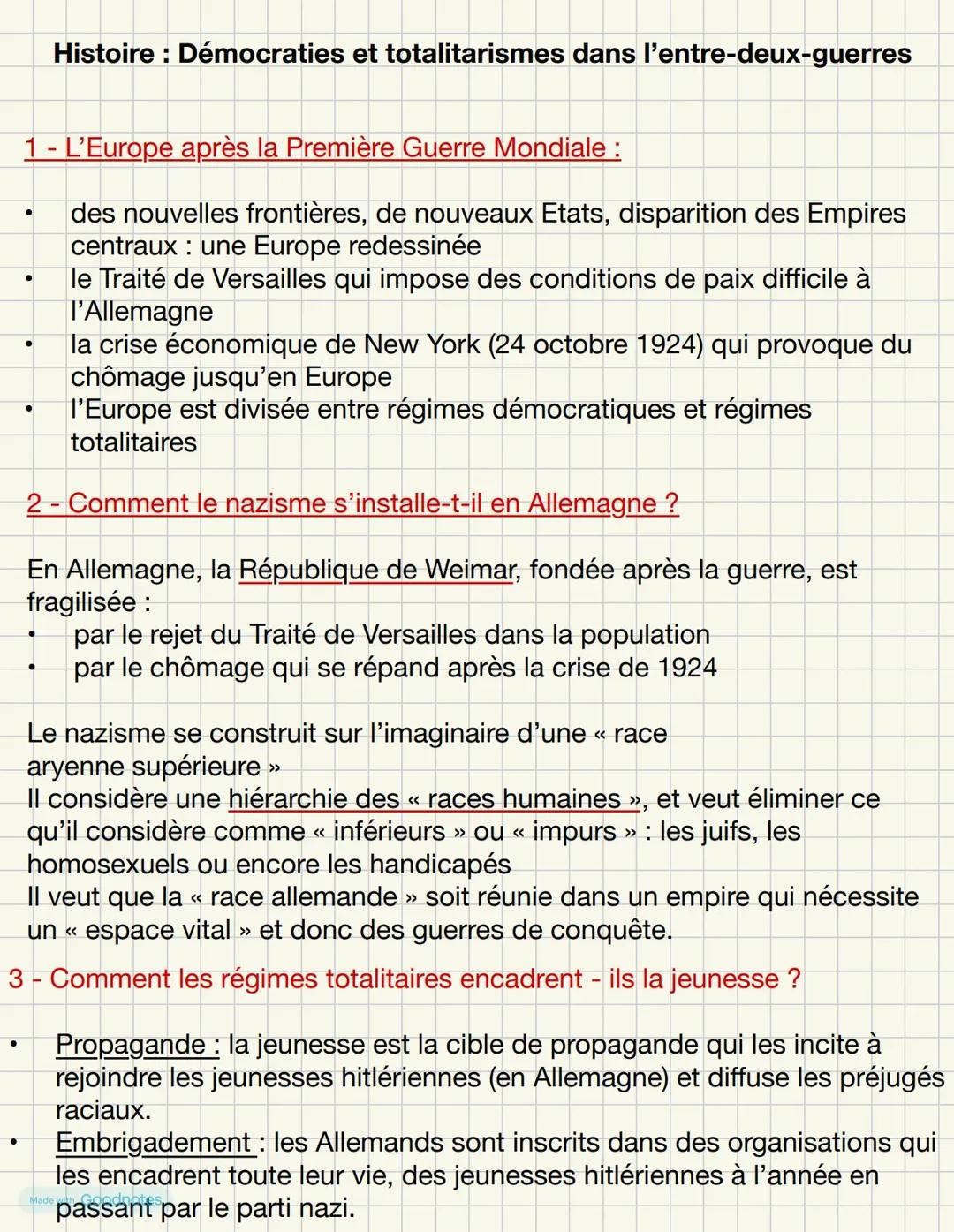 Régimes Totalitaires: Soumission et Embrigadement