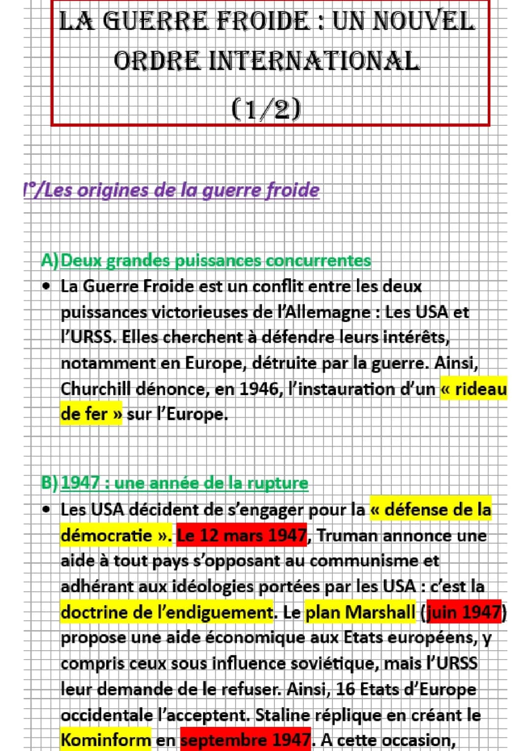 Résumé de la guerre froide : les dates clés et le blocus de Berlin