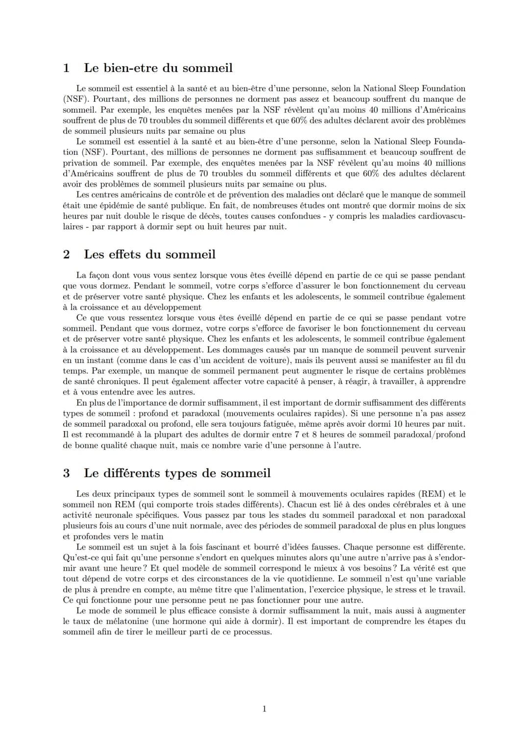 LYCEE GENERAL ET TECHNOLOGIQUE LA BRUYERE
Le sommeil
26 avril 2022
AFFICHARD-PIERRI Gaëtan: gaetan.affichard@gmail.com 1 Le bien-etre du som