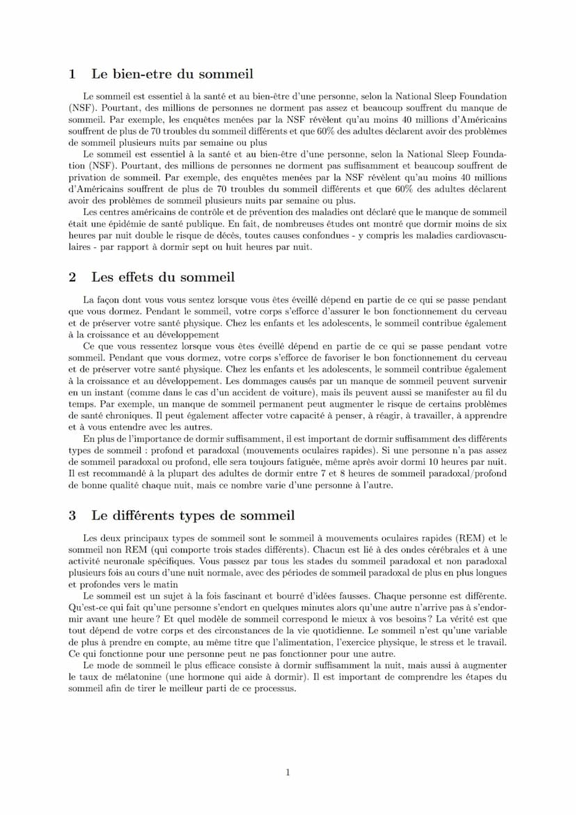 LYCEE GENERAL ET TECHNOLOGIQUE LA BRUYERE
Le sommeil
26 avril 2022
AFFICHARD-PIERRI Gaëtan: gaetan.affichard@gmail.com 1 Le bien-etre du som