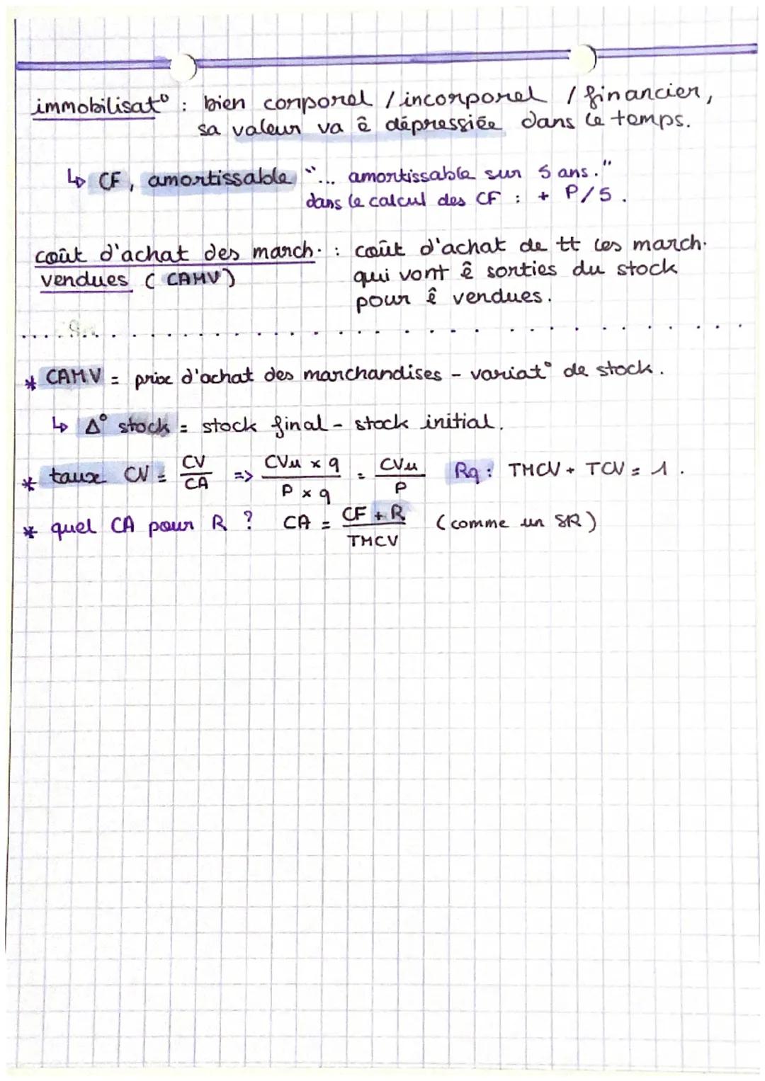2022
contrôle de gestion
GEA 1
coûts partiels: seulem une partie des coûts
coûts variables: varient de manière proportionnelle
(CV)
aux quan