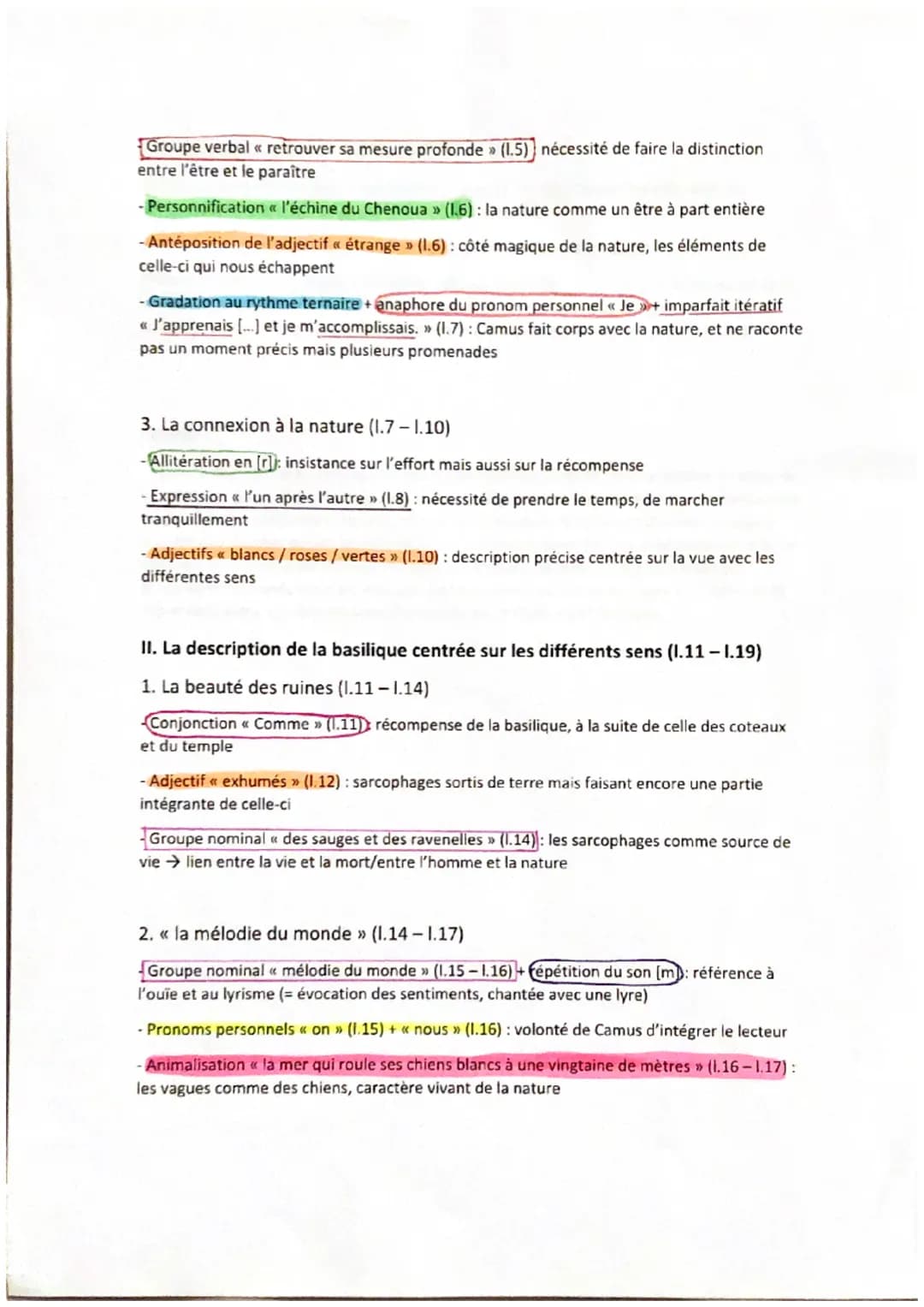 TEXTE 20: Albert Camus, Noces, 1939
<< Noces à Tipasa >>
Intro :
Albert Camus est écrivain, romancier, philosophe, essayiste et nouvelliste 
