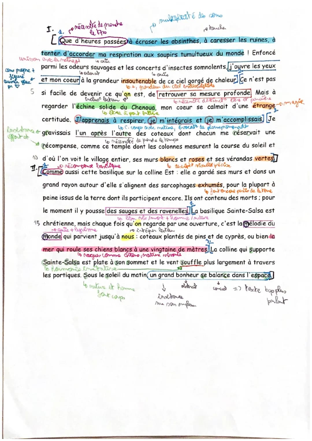 TEXTE 20: Albert Camus, Noces, 1939
<< Noces à Tipasa >>
Intro :
Albert Camus est écrivain, romancier, philosophe, essayiste et nouvelliste 