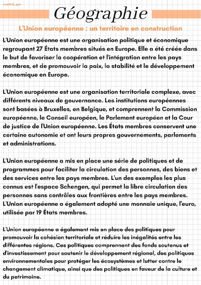 Know L'Union européenne : un territoire en construction thumbnail