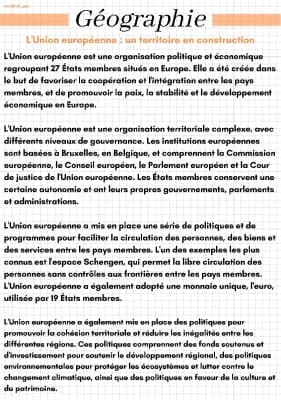 Know L'Union européenne : un territoire en construction thumbnail