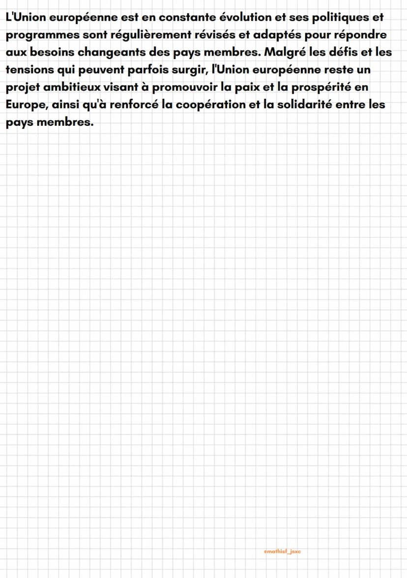 emathist_jsxc
Géographie
L'Union européenne : un territoire en construction
L'Union européenne est une organisation politique et économique
