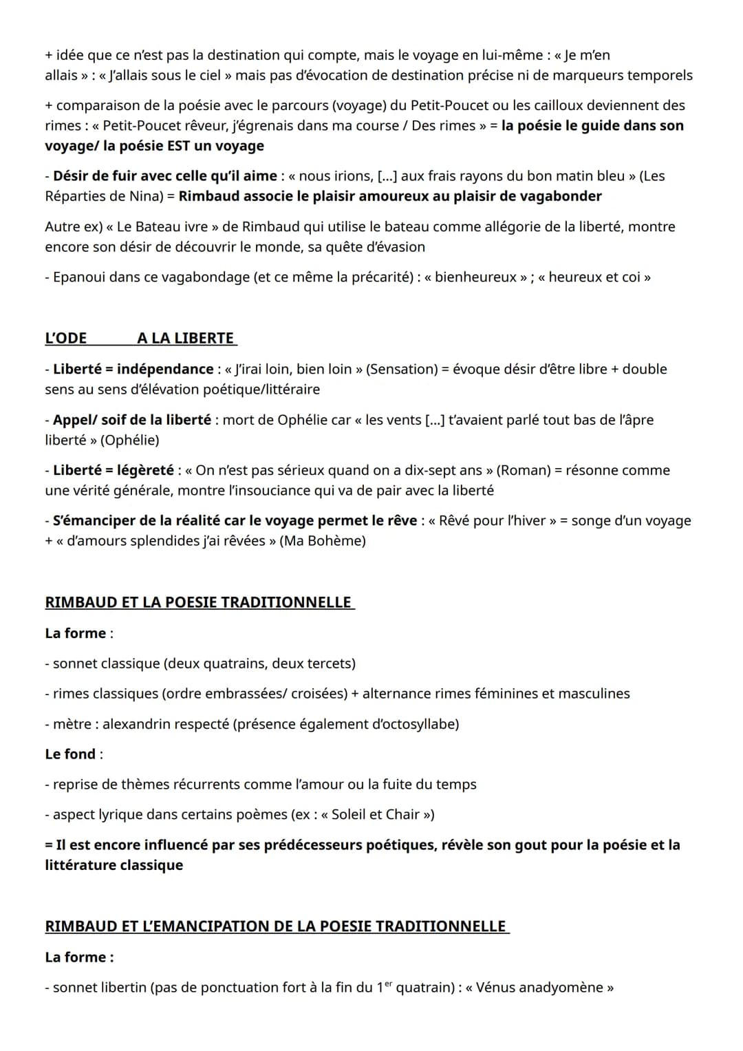 FICHE REVISIONS DISSERTATION RIMBAUD
L'AMOUR POUR LA NATURE
- Nature sainte : « Nature! o toi qui fis ces hommes saintement » (Le Mal) qui c