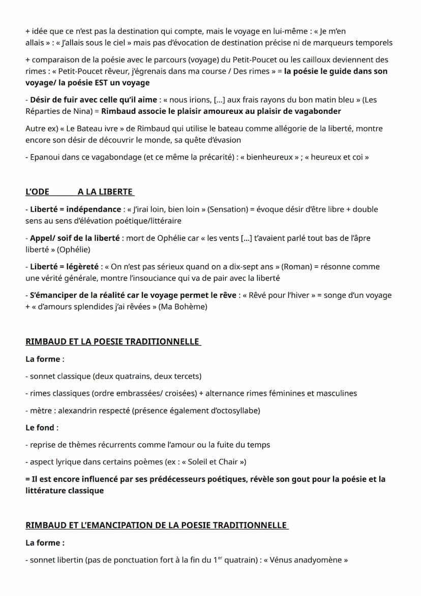 FICHE REVISIONS DISSERTATION RIMBAUD
L'AMOUR POUR LA NATURE
- Nature sainte : « Nature! o toi qui fis ces hommes saintement » (Le Mal) qui c