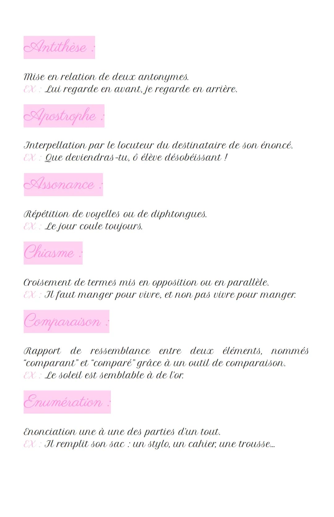 Les registres
Le registre lyrique:
Expression des sentiments personnels
Champ lexical des émotions, des sentiments
Interjection, points de s