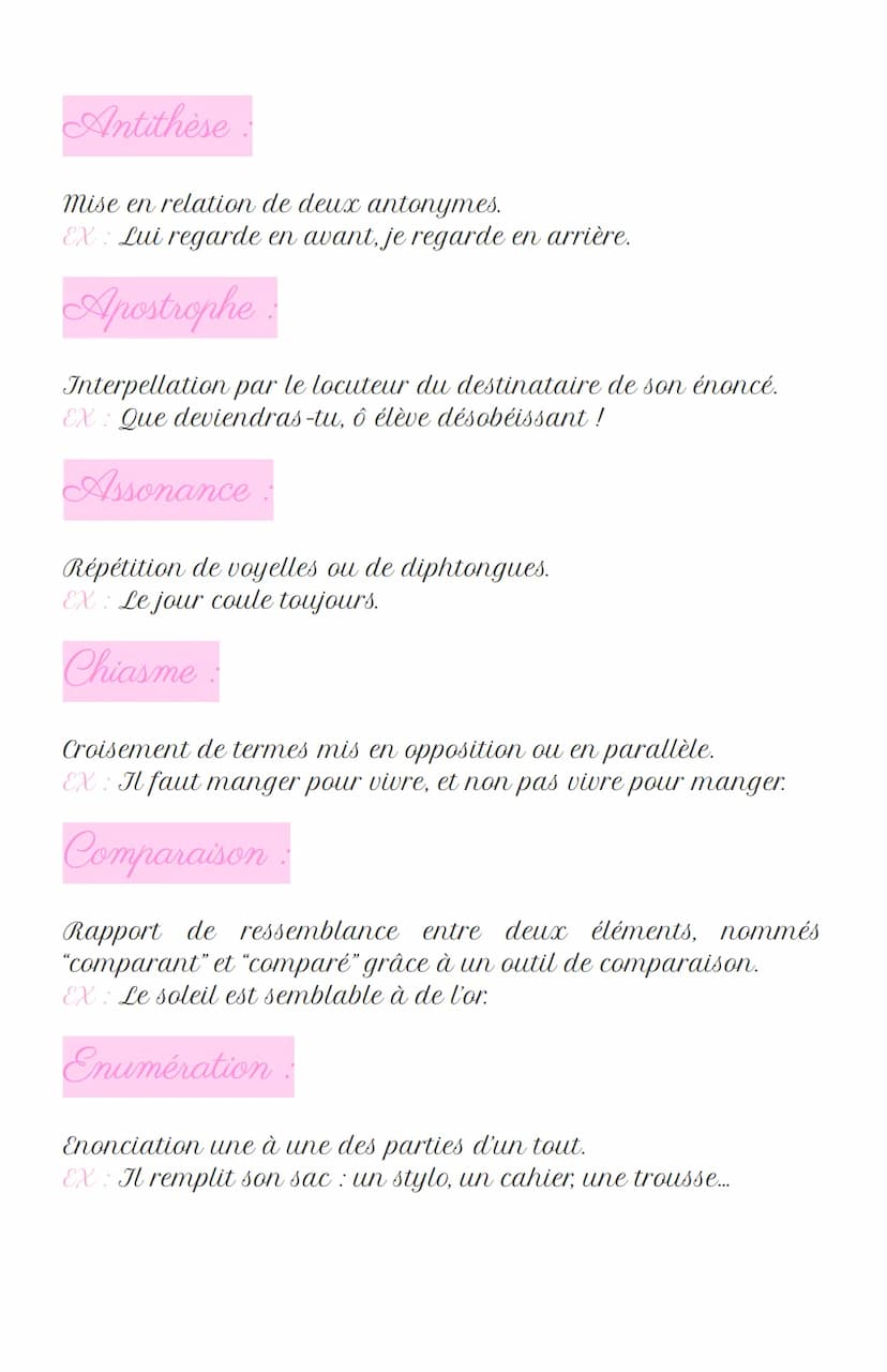 Les registres
Le registre lyrique:
Expression des sentiments personnels
Champ lexical des émotions, des sentiments
Interjection, points de s