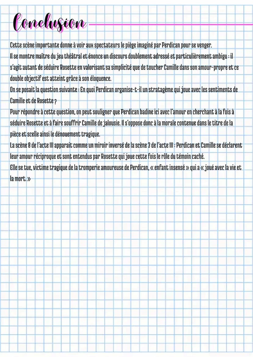 On ne badine pas avee
l'amour
Acte 3 Seine 3
Introduction
Alfred de Musset est l'un des principaux représentants du romantisme français, et 