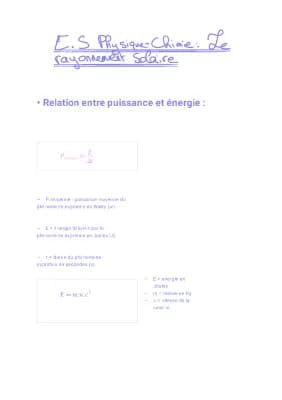 Know Le rayonnement solaire enseignement scientifique physique chimie  thumbnail